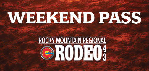 Rocky Mountain Regional Rodeo 43 Weekend Pass